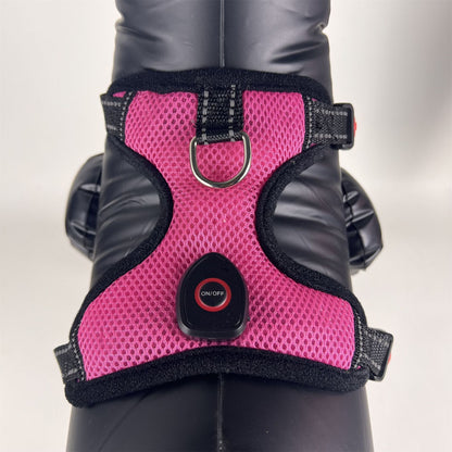 LED Luminous Pet Harness USB Charging