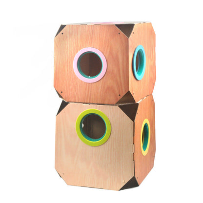 ToyTigris DIY Multipurpose Cat Hiding Box