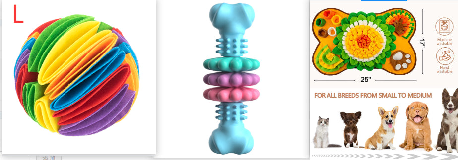 Indestructible Teeth Cleaning Dog Bite Toy