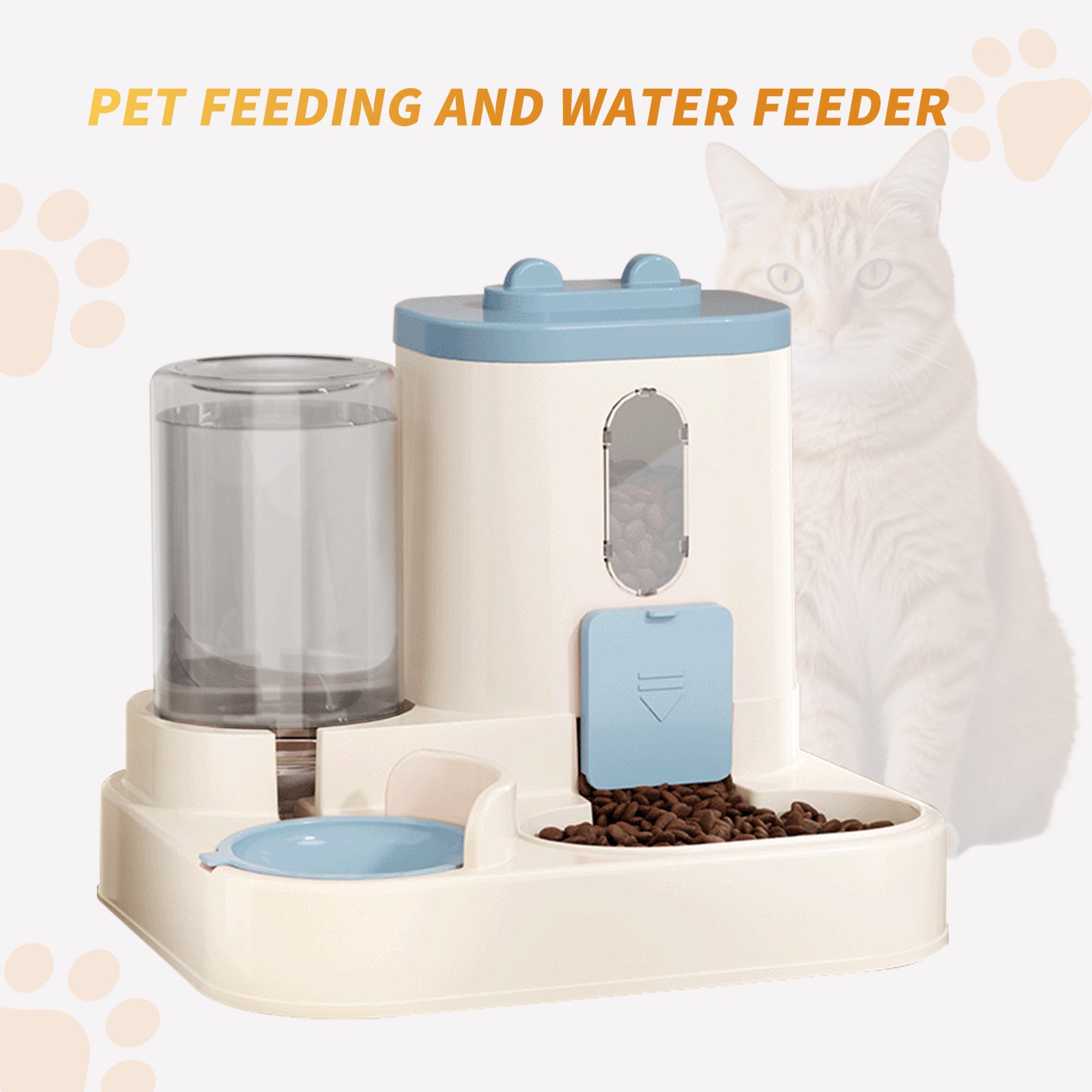Fully Automatic 2in1 Cat Food Dispenser