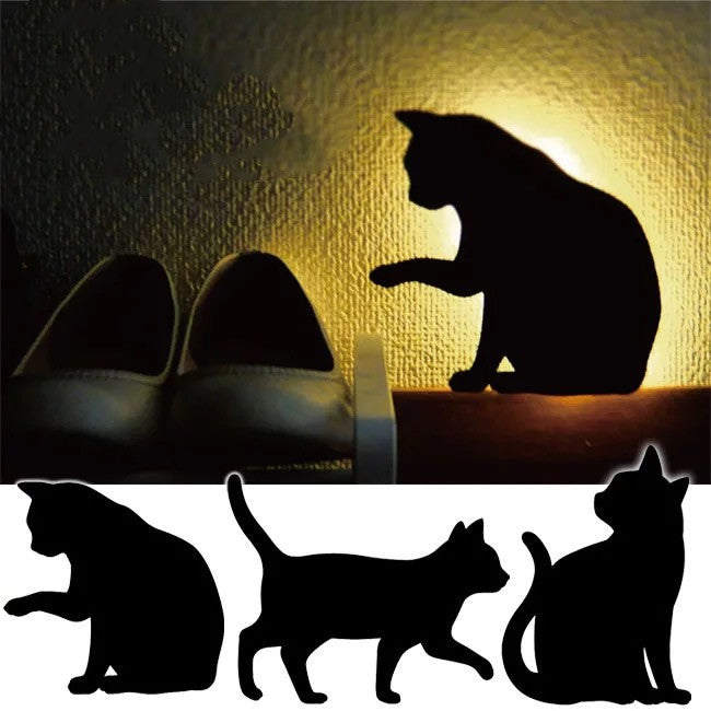 LED Cat & Dog Shadow Night Light