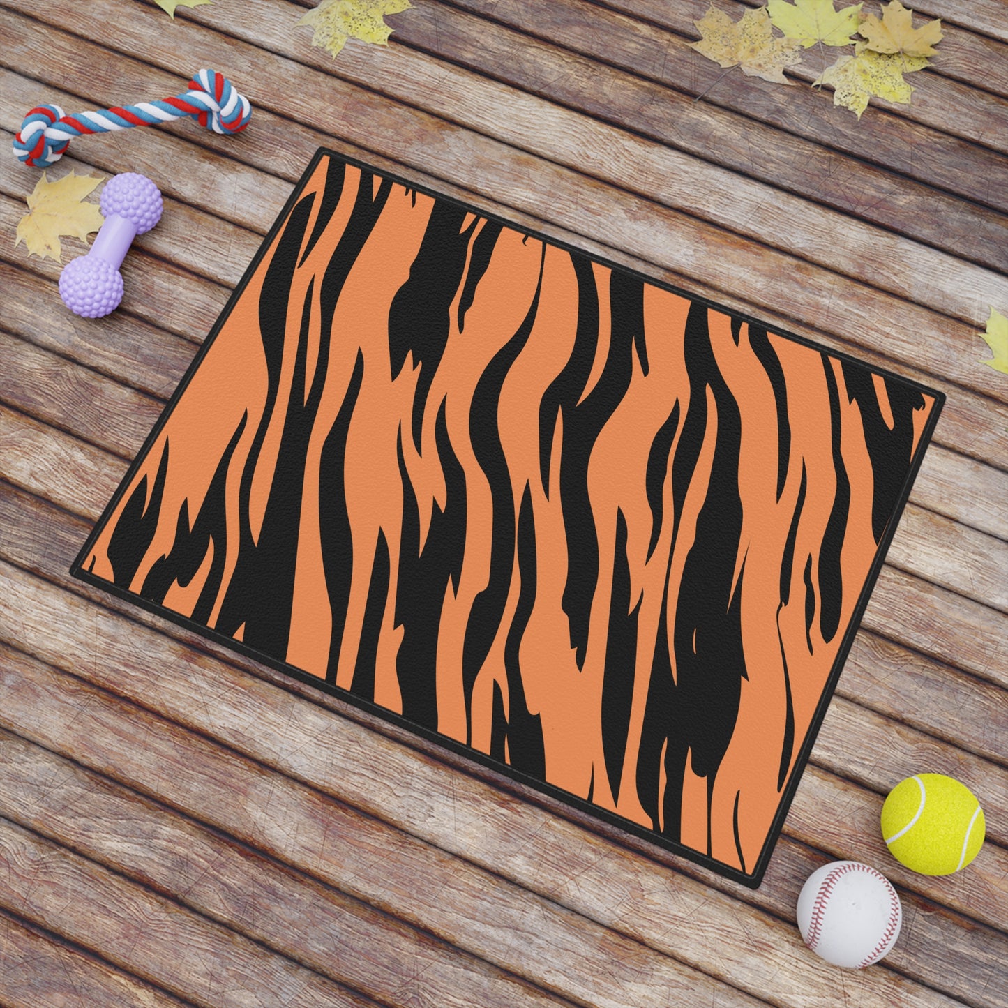 ToyTigris Pet Mat (18" x 24") | Tiger print
