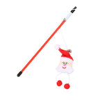 Christmas Feather Wand Cat Toy