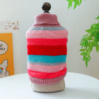 Warm Colorful Stripes Pet Sweater