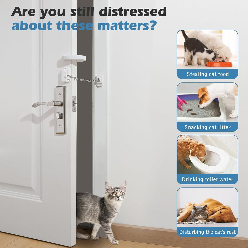 Pet Door Stopper And Latch