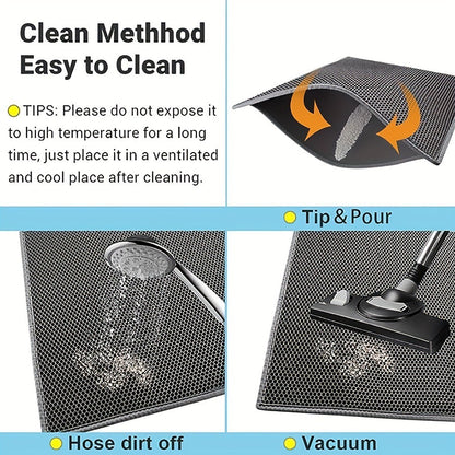 Double-Layer Cat Litter Mat