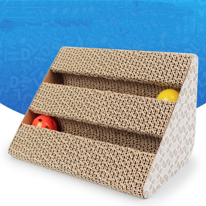 Triangle Cat Scratching Board Toy