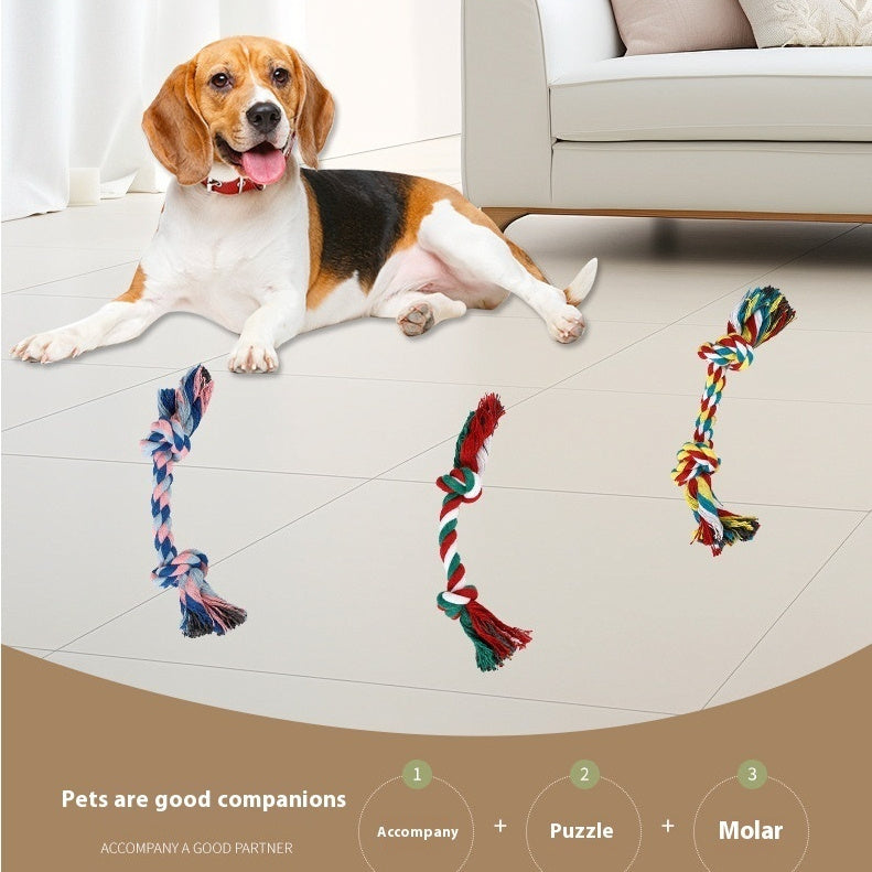 Bite-resistant cotton rope dog toy