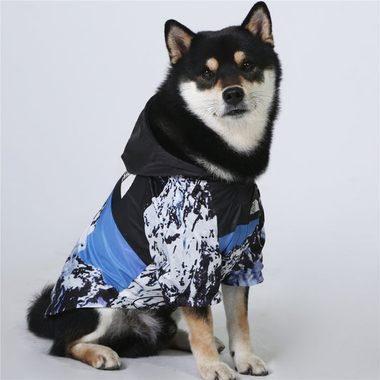Windproof & Rainproof Dog Jacket – Large Dog Pet Shell Raincoat