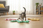 Plush Dental Catnip Snake Toy