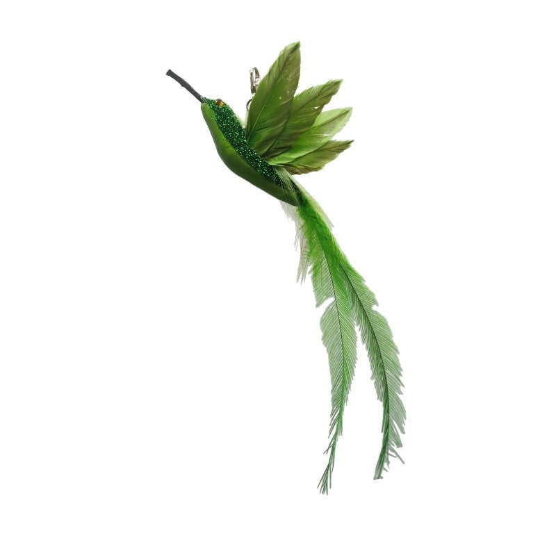 ToyTigris Feather Bird Cat Toy with Bell