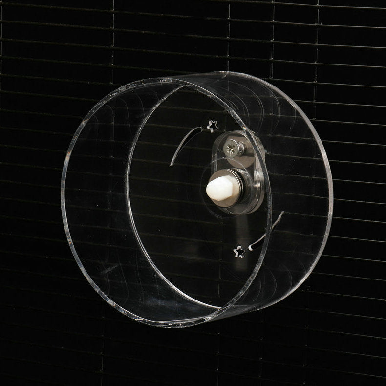 Acrylic Hamster Fitness Running Wheel