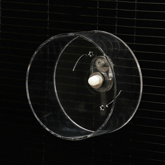 Acrylic Hamster Fitness Running Wheel