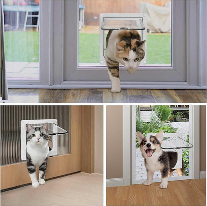 Thin Lockable & Weatherproof Cat Door
