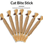 ToyTigris Natural Sisal Catnip Dental Stick