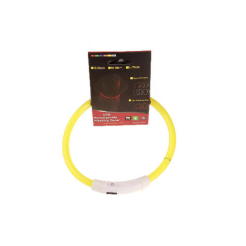 USB wiederaufladbares LED-Hundehalsband