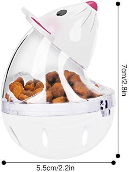 Mice-Shaped Cat Treat Feeder Interactive Food Toy for Cats