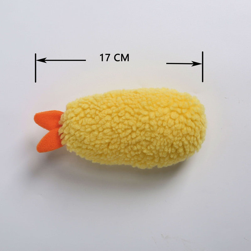 Squeaky Shrimp Dog Toy