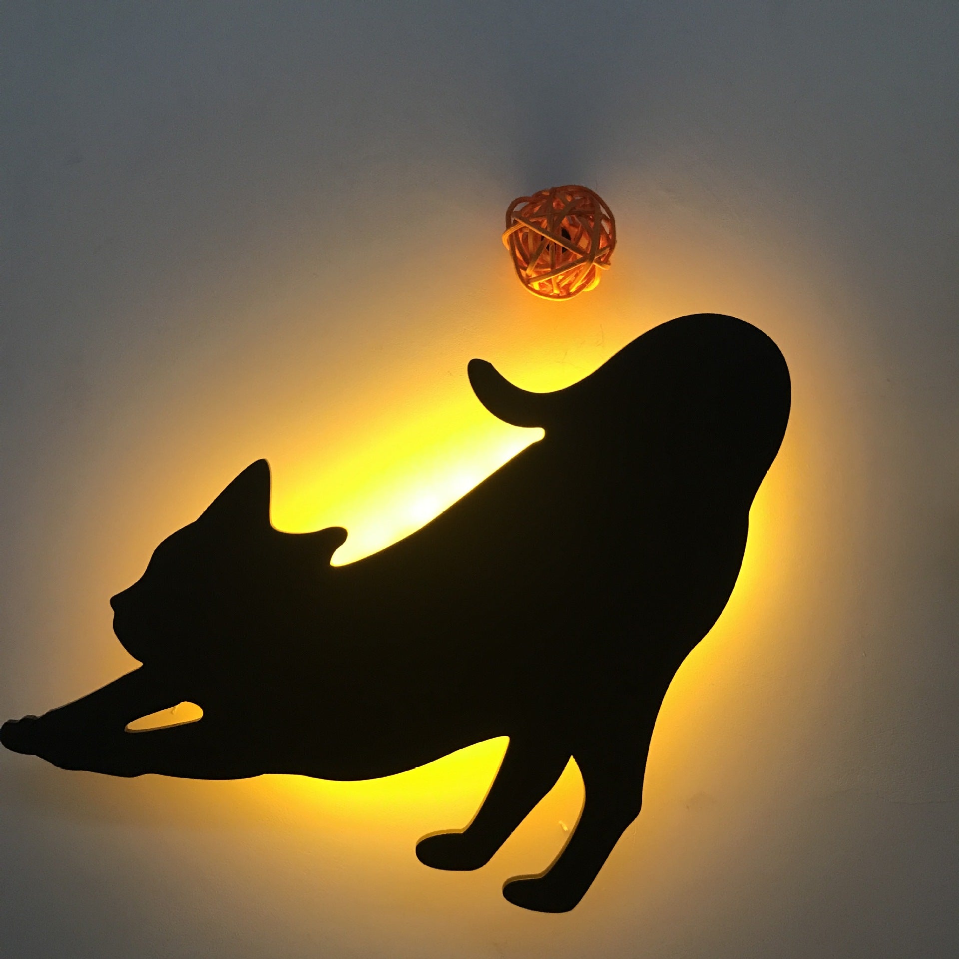 LED Cat & Dog Shadow Night Light