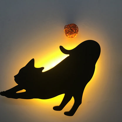 LED Cat & Dog Shadow Night Light