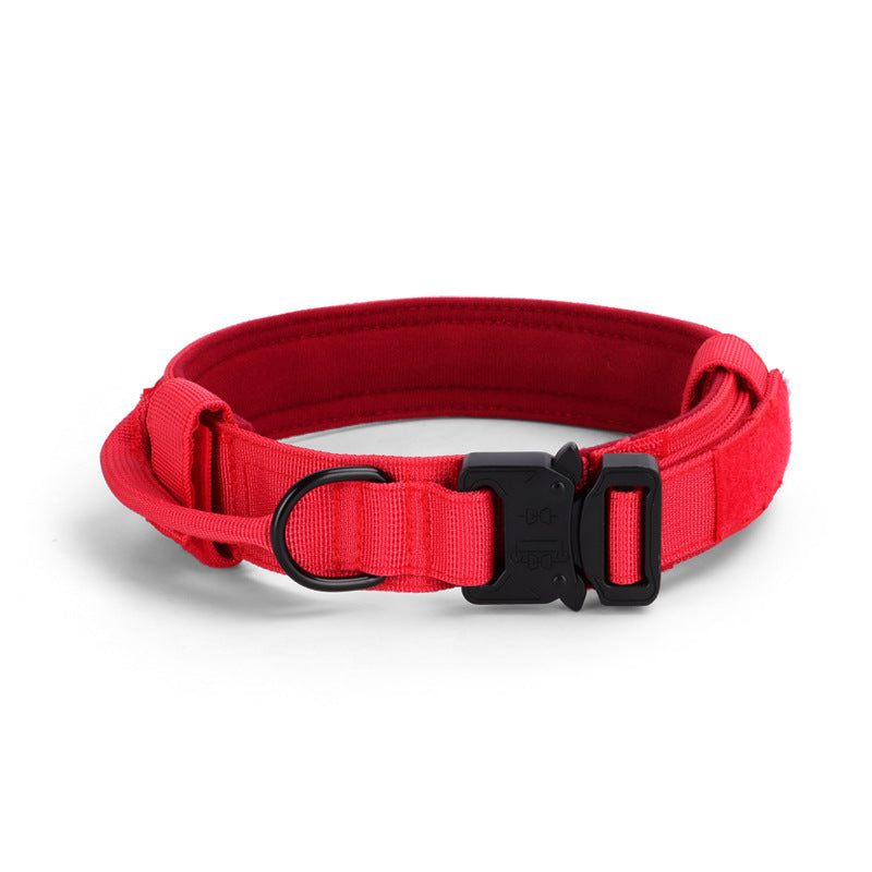 Tactical Dog Collar – Adjustable Military Nylon with Metal Buckle