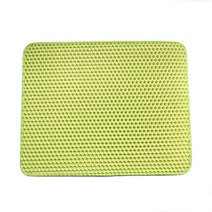 Double-Layer Cat Litter Mat