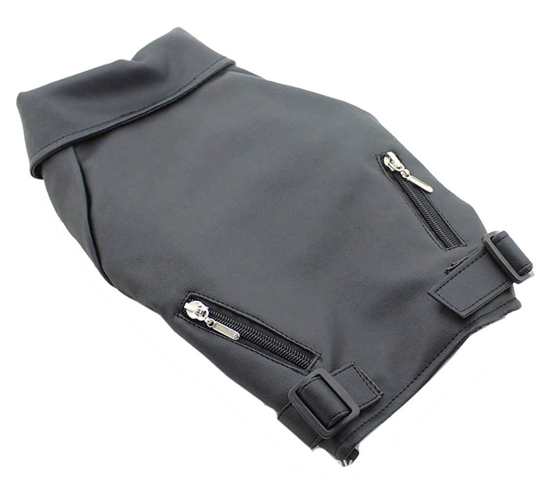Winter Leather Dog Jacket - Stylish Clothes