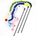 Colorful Plush Wands Cat Toy