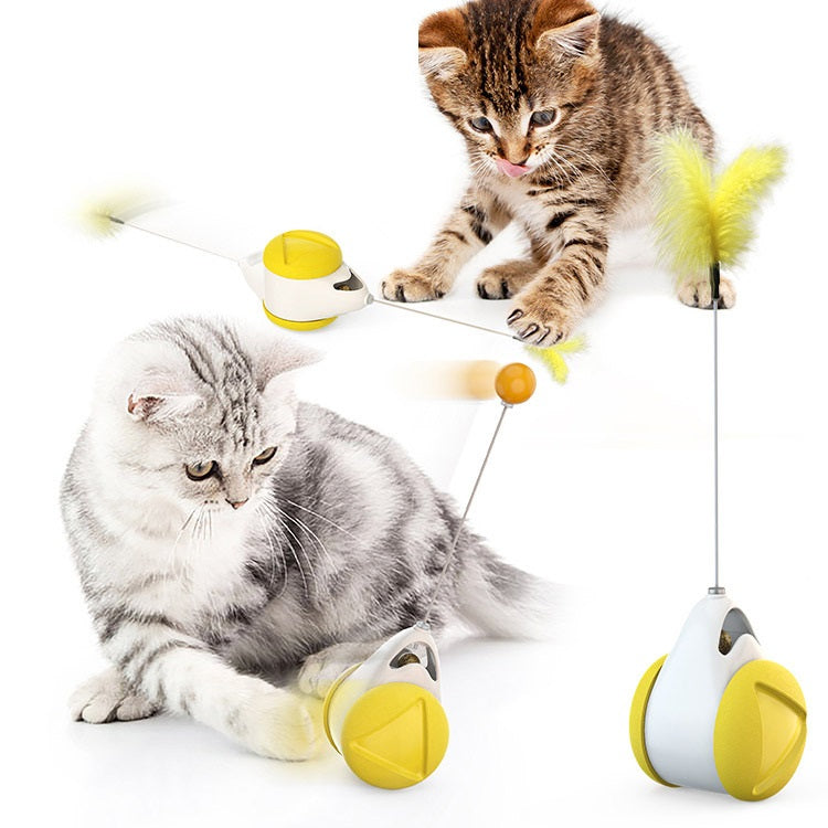 ToyTigris Balance Swinging Car Cat Toy