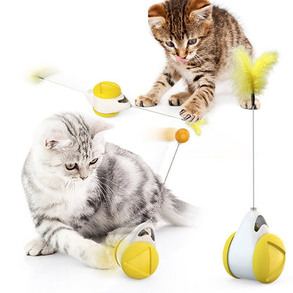 ToyTigris Balance Swinging Car Cat Toy