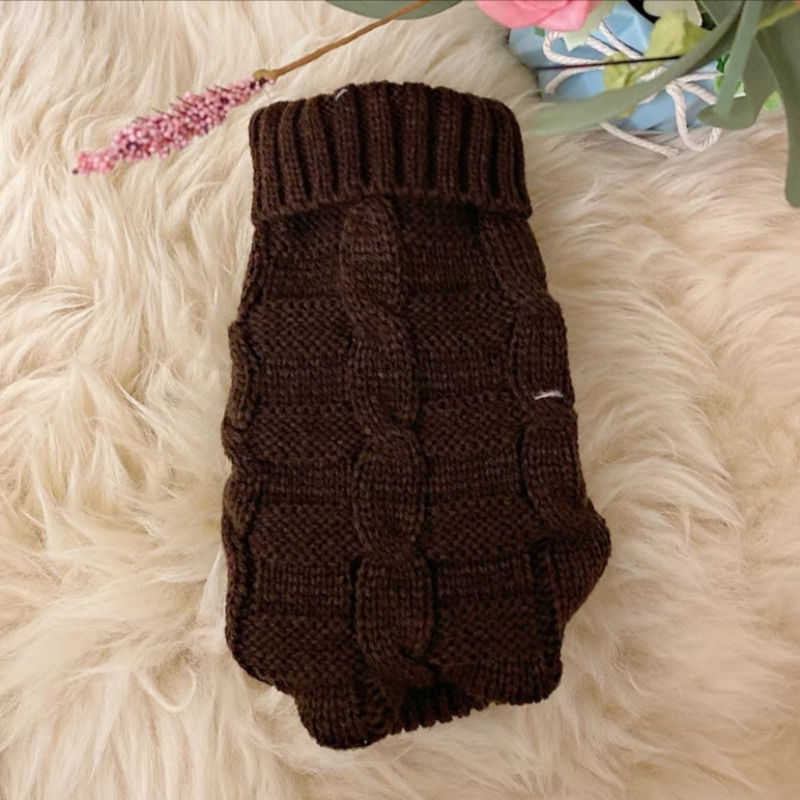 Autumn and Winter Knitted Cat Sweater