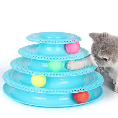Four-Layer Ball Track Cat Toy