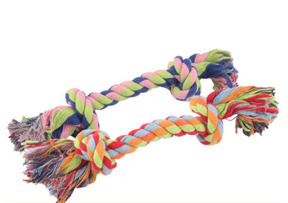 Durable Bite-Resistant Rope Dog Toy for Chewing & Dental Health