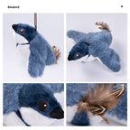 Flapping Bird Cat Toy with Realistic Sounds