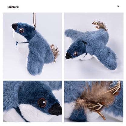 Flapping Bird Cat Toy with Realistic Sounds