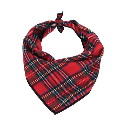Christmas Pet Bandana – Santa & Reindeer Print