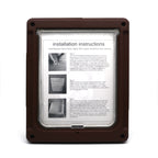 Plastic Pet Door With Durable Swing Flap Gate