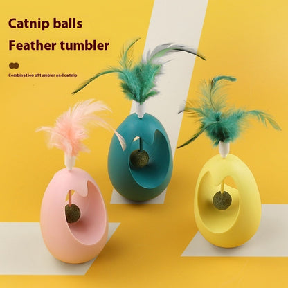 ToyTigris Catnip Ball Tumbler Toy