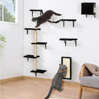 5 Pcs Wall Mounted Cat Climber Set
