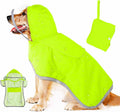 Wasserdichter Hunde-Regenmantel – Weiche, atmungsaktive Kapuzenjacke mit transparenter Krempe