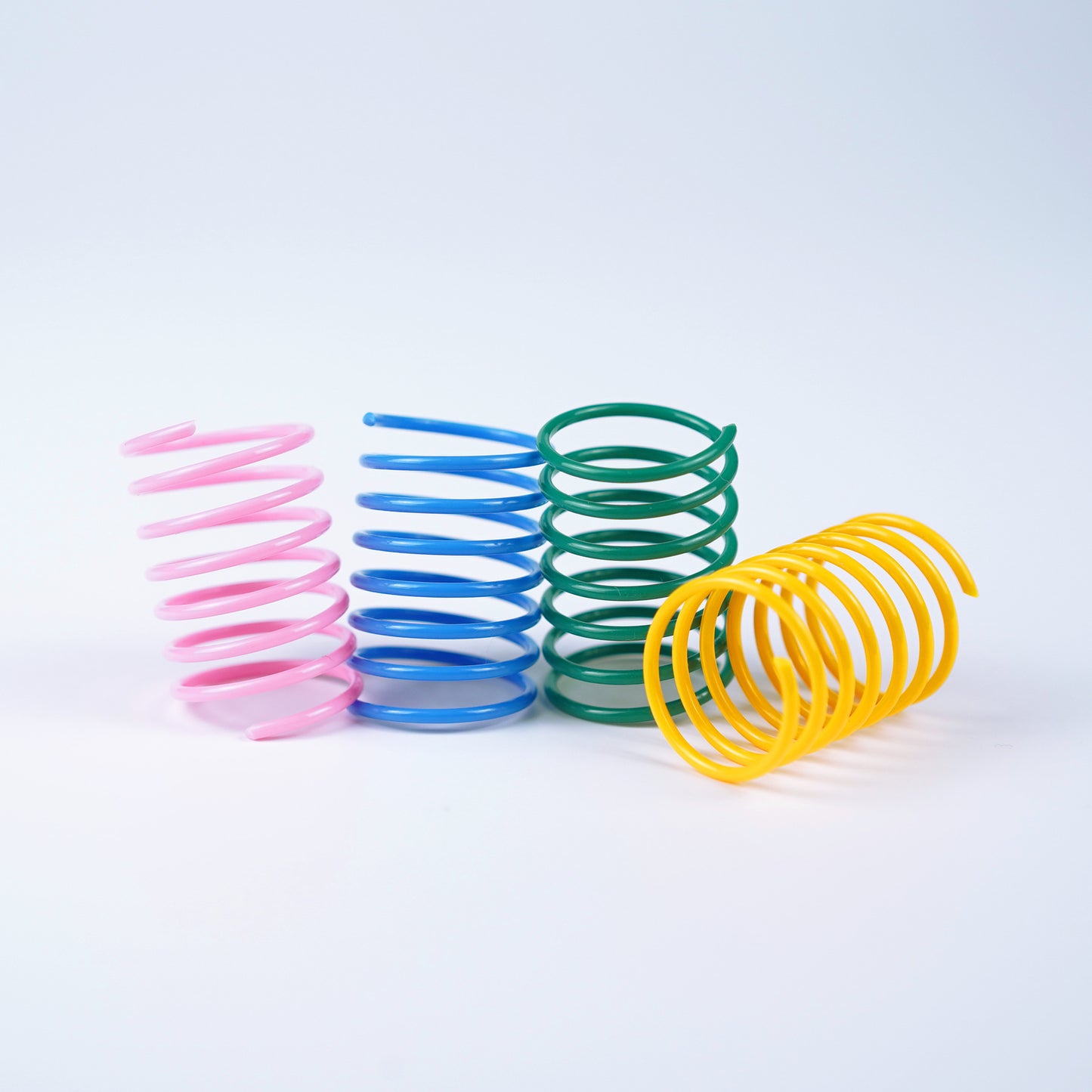 Colorful Plastic Spring Cat Toy 4PCS Interactive Pet Supplies