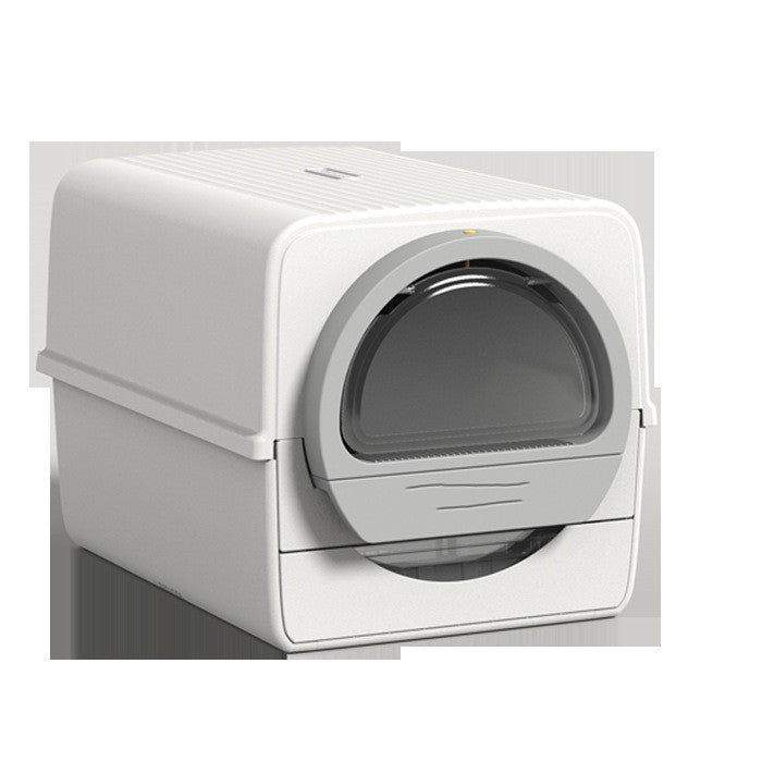 Semi-Automatic Deodorizing Cat Litter Box Easy Waste Disposal