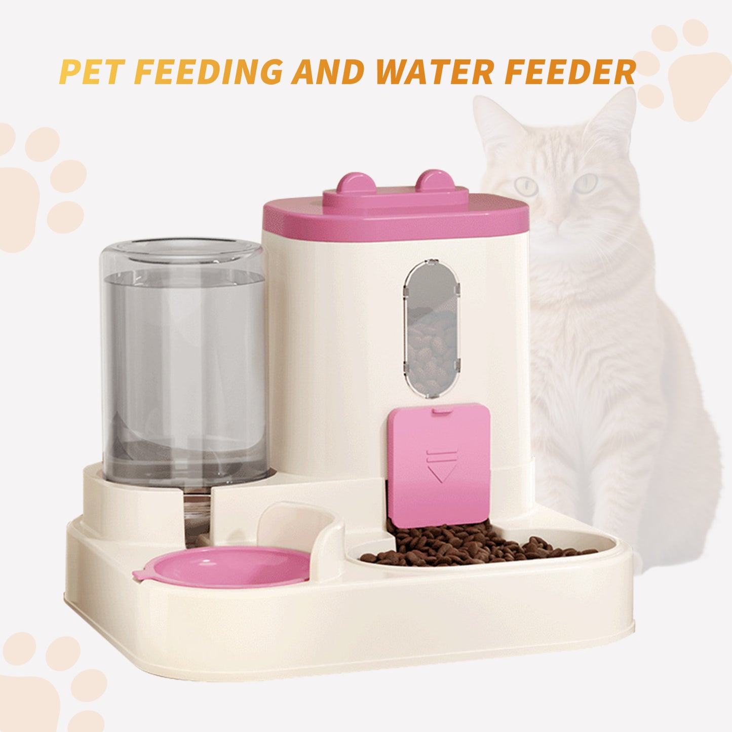 Fully Automatic 2in1 Cat Food Dispenser