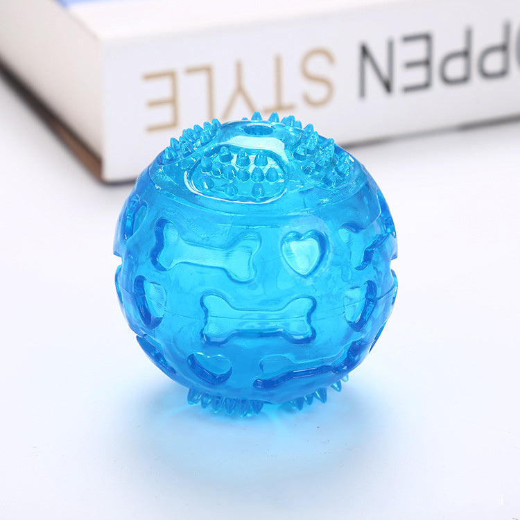 TPR Spiky Dog Toy Ball Durable Chew & Play