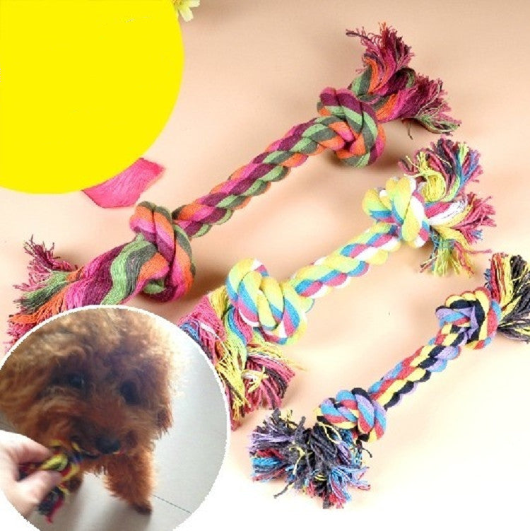 Durable Bite-Resistant Rope Dog Toy for Chewing & Dental Health