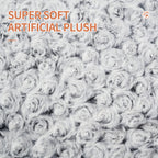Luxury Swirl Rose Velvet Dog Bed