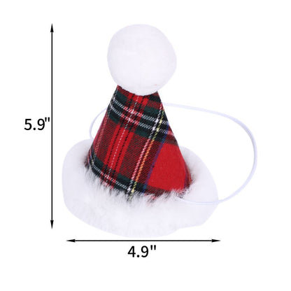 Christmas Pet Bandana – Santa & Reindeer Print