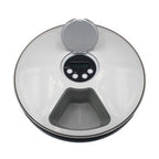 Automatic Six-Meal Pet Feeder Timer with Music Reminder for Cats & Dogs