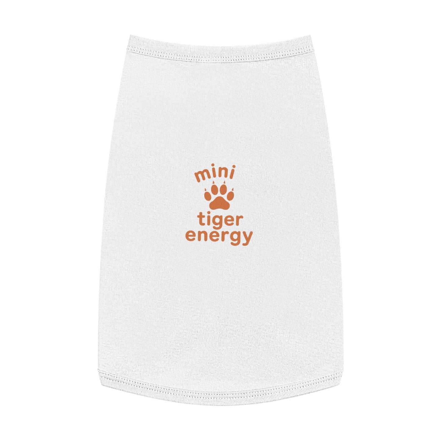 Pet Tank Top - Mini Tiger Energy Design
