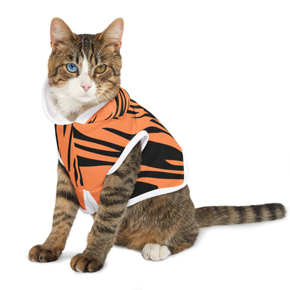 Pet Hoodie - Tiger Stripes Design